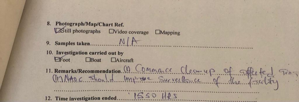 Incident evidence 8